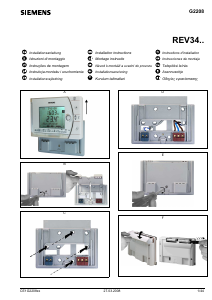 Handleiding Siemens REV34 Thermostaat