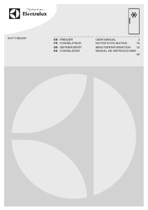 Mode d’emploi Electrolux EUT1105AW1 Congélateur