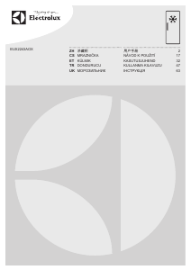 Manuál Electrolux EUX2243AOX Mraznička
