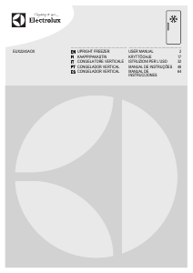 Manual Electrolux EUX2243AOX Congelador