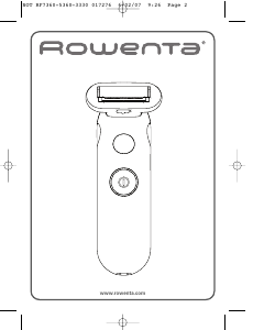 Manual Rowenta RW5360 Lissea Shaver