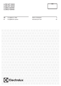 Mode d’emploi Electrolux LCB1AF14W0 Congélateur