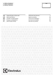 Priročnik Electrolux LCB3LF26W0 Zamrzovalnik