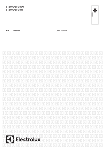 Manual Electrolux LUC5NF23X Freezer