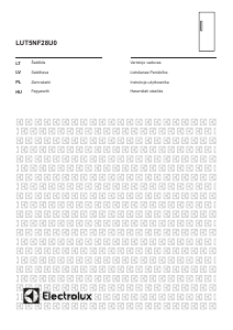 Rokasgrāmata Electrolux LUT5NF28U0 Saldētava