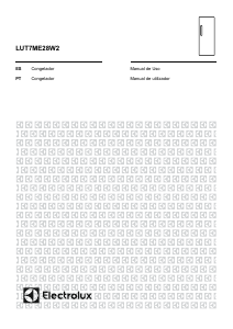 Manual de uso Electrolux LUT7ME28W2 Congelador