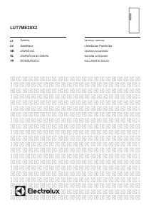 Priročnik Electrolux LUT7ME28X2 Zamrzovalnik