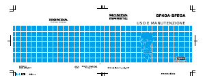 Manuale Honda BF40A Motore fuoribordo