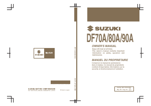 Mode d’emploi Suzuki DF70A Moteur hors-bord