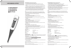 Manual Proove HP1012 Thermometer