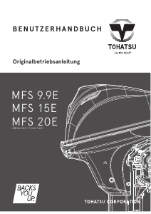 Bedienungsanleitung Tohatsu MFS20E Aussenborder