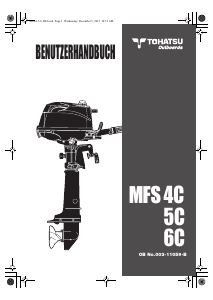 Bedienungsanleitung Tohatsu MFS5C Aussenborder