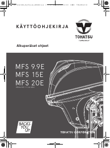 Käyttöohje Tohatsu MFS9.9E Perämoottori