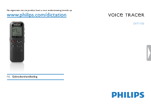 Handleiding Philips DVT1100 Audiorecorder