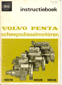Handleiding Volvo MD2B Scheepsmotor