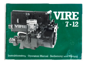 Manual VIRE 12 Boat Engine