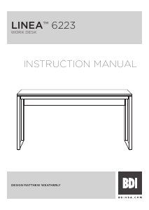 Manual BDI Linea 6223 Desk
