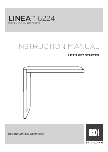 Manual BDI Linea 6224 Desk