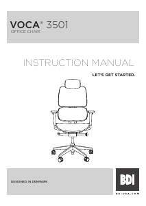 Manual BDI Voca 3501 Office Chair