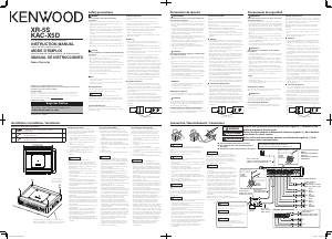 Manual de uso Kenwood KAC-X5D Amplificador para coche