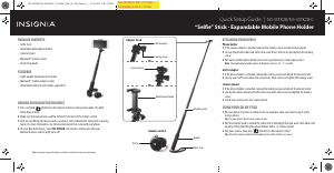 Handleiding Insignia NS-SSTK2B Selfiestick