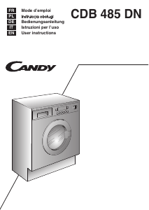 Instrukcja Candy CDB 485DN Pralko-suszarka