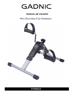 Manual de uso Gadnic FITNES04 Bicicleta estática