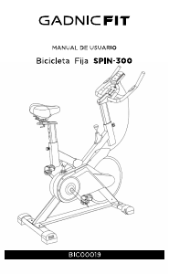Manual de uso Gadnic BIC00019 Bicicleta estática