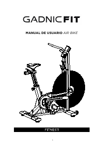 Manual de uso Gadnic FITNES11 Bicicleta estática