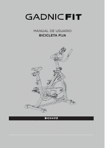Manual de uso Gadnic BIC00013 Bicicleta estática