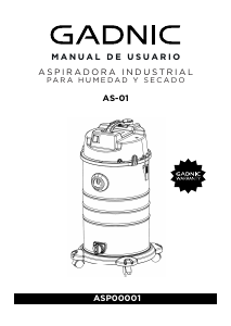 Manual de uso Gadnic ASP00001 Aspirador