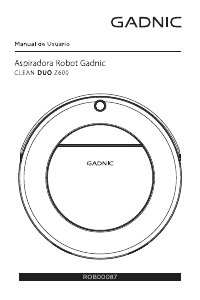 Manual de uso Gadnic ROB00087 Aspirador