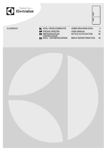 Mode d’emploi Electrolux EJ2300AOX Réfrigérateur combiné