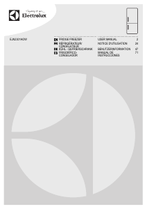 Manual de uso Electrolux EJN2301AOW Frigorífico combinado