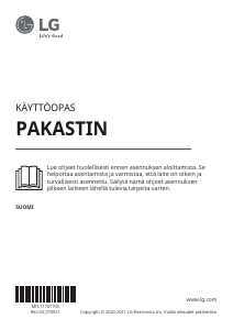 Käyttöohje LG GFT61MCCSZ Pakastin