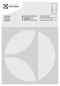 Rokasgrāmata Electrolux EN14000AX Ledusskapis ar saldētavu
