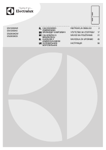 Instrukcja Electrolux EN2900ADX Lodówko-zamrażarka