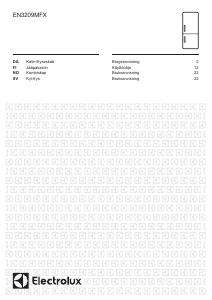 Käyttöohje Electrolux EN3209MFX Jääkaappipakastin