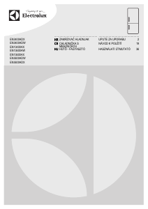 Priručnik Electrolux EN3400ADW Frižider – zamrzivač