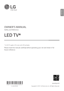 Manual LG 75NANO756PA LED Television