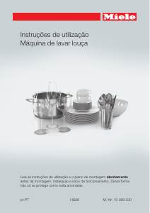 Manual Miele G 4720 SC Máquina de lavar louça