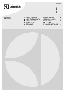 Käyttöohje Electrolux EN3400AOW Jääkaappipakastin