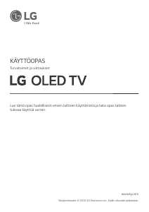 Käyttöohje LG OLED48CX6LB OLED-televisio