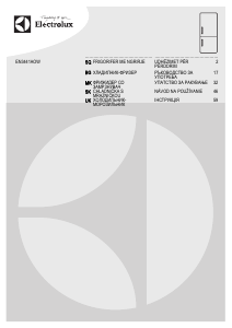 Посібник Electrolux EN3441AOW Холодильник із морозильною камерою