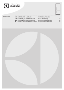 Manuál Electrolux EN3441JOX Lednice s mrazákem