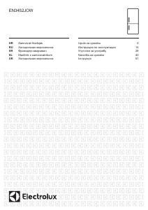 Посібник Electrolux EN3452JOW Холодильник із морозильною камерою