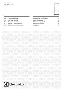 Посібник Electrolux EN3452JOX Холодильник із морозильною камерою