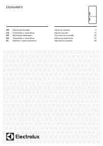 Priručnik Electrolux EN3454MFX Frižider – zamrzivač