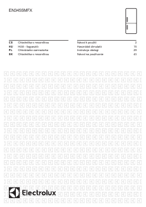 Instrukcja Electrolux EN3455MFX Lodówko-zamrażarka