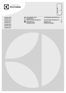 Vadovas Electrolux EN3481AOX Šaldytuvas-šaldiklis